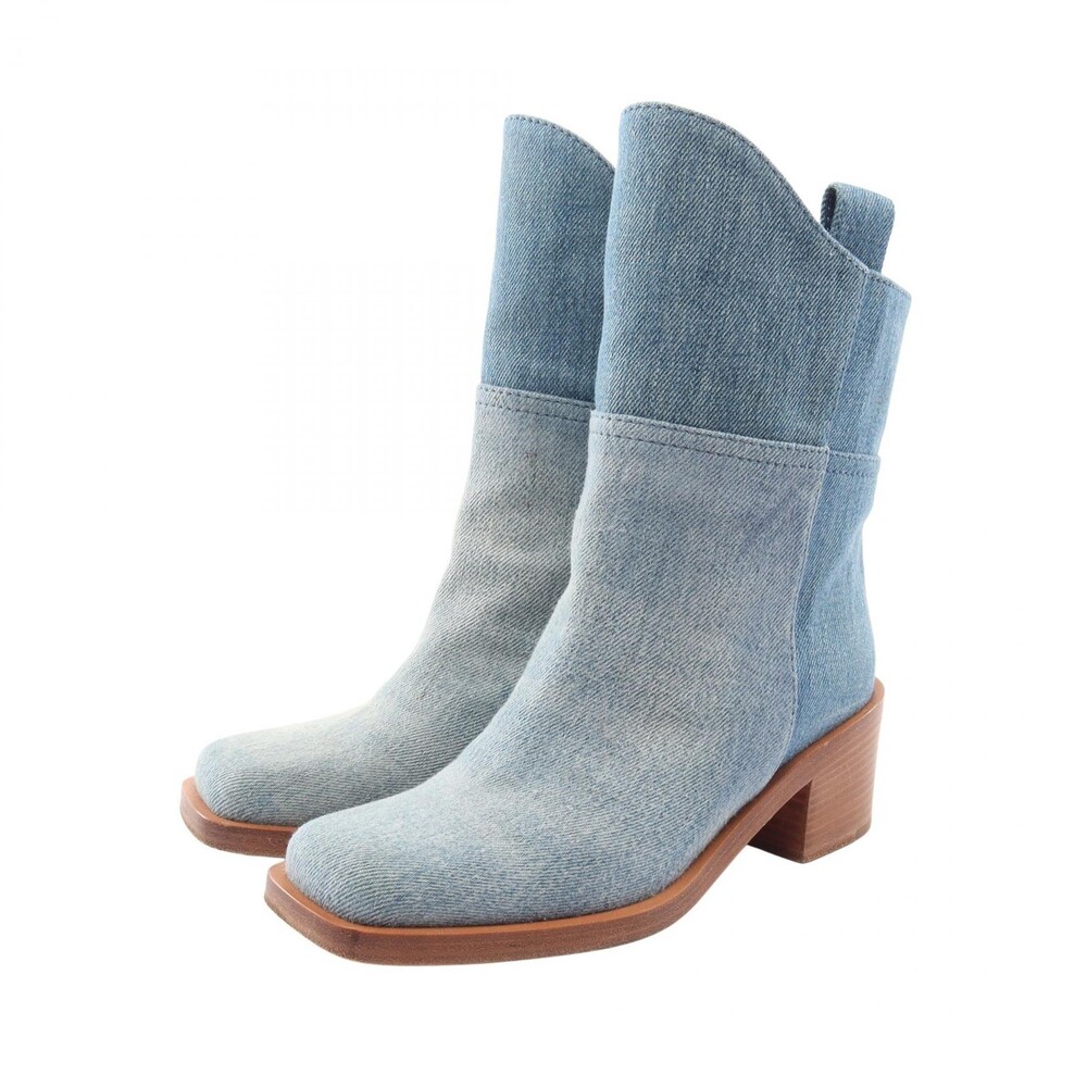 Chanel Coco Mark Short Boots Shoes #37 #327766C68B